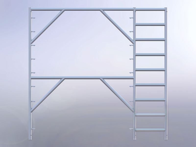 APARTMENT SCAFFOLDING FRAME WI